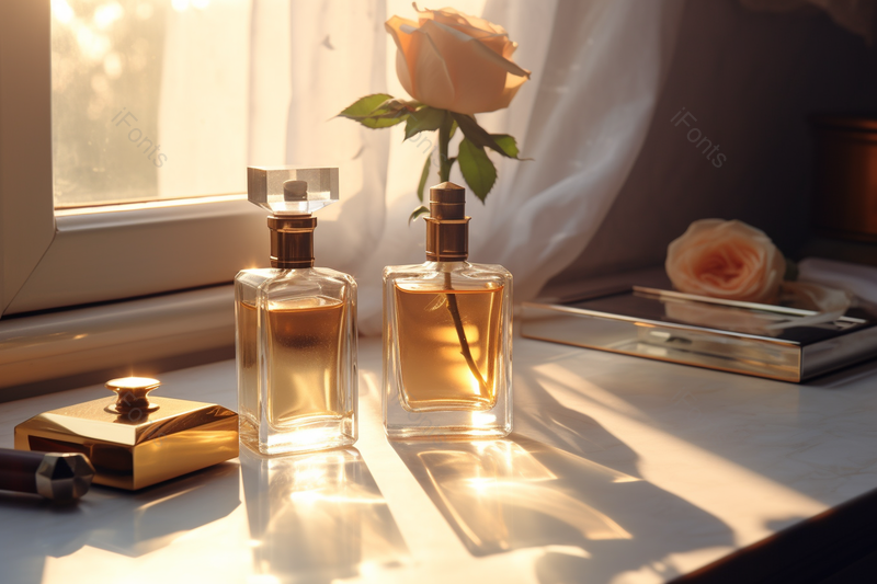 温馨室内窗台上电商产品优质香水,高清,摄影图,摄影图片,图片大全,摄影图免费下载